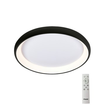 Azzardo AZ5069 - Iluminação de teto LED com regulação ANTONIO LED/32W/230V preto + controlo remoto