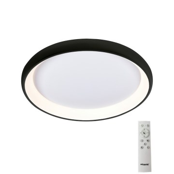 Azzardo AZ5072 - Iluminação de teto LED com regulação ANTONIO LED/50W/230V preto + controlo remoto