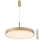 Azzardo AZ5089 - Candelabro suspenso LED com regulação MARCELLO LED/30W/230V dourada + controlo remoto