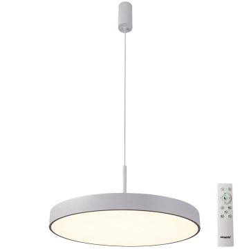Azzardo AZ5090 - Candelabro suspenso LED com regulação MARCELLO LED/60W/230V branco + controlo remoto