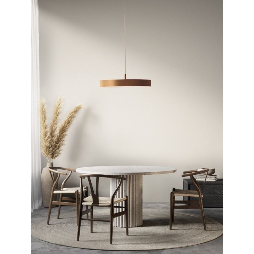 Azzardo AZ5092 - Candelabro suspenso LED com regulação MARCELLO LED/60W/230V dourada + controlo remoto