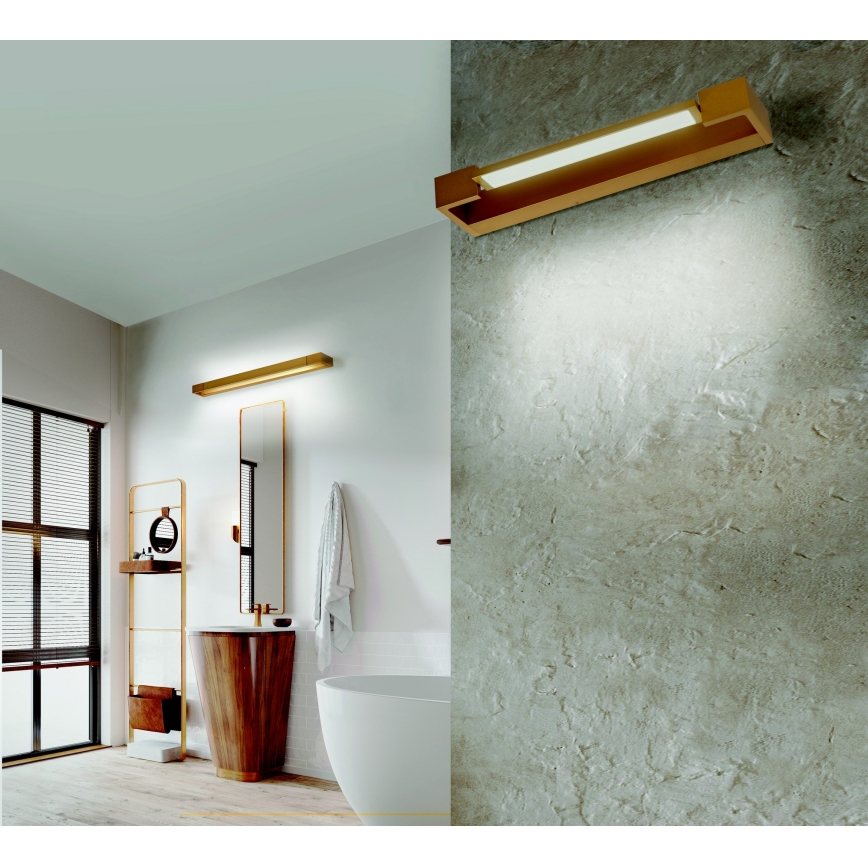 Azzardo AZ5241 - Iluminação de parede de casa de banho LED DALI 9W/230V 3000K IP44 30 cm