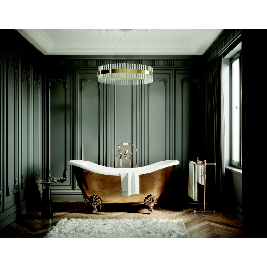 Azzardo AZ5262 - Candelabro suspenso LED FRANCESCA LED/50W/230V diâmetro 80 cm