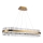 Azzardo AZ5263 - Candelabro suspenso LED FRANCESCA LED/64W/230V 100 cm