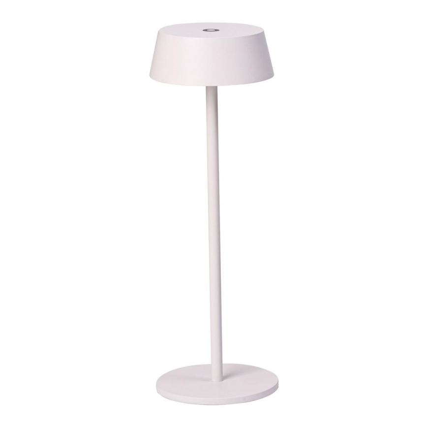 Azzardo AZ5334 - Candeeiro exterior recarregável LED com regulação GILBERTO LED/2W/5V IP54 branco