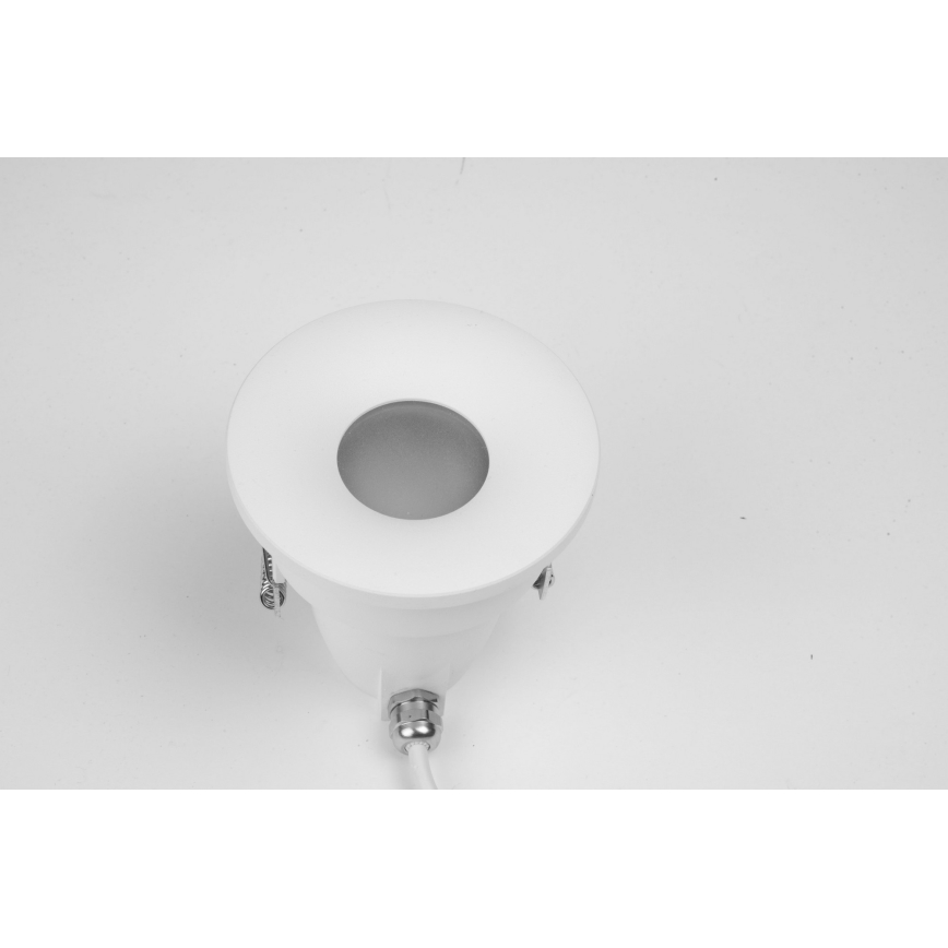 Azzardo AZ5389 - Iluminação embutida de casa de banho ROMOLO 1xGU10/50W/230V IP65 branco