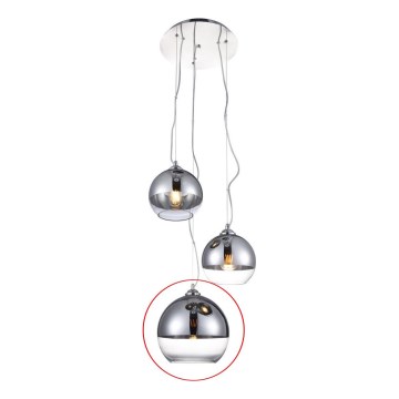 Azzardo - Vidro de substituição para candeeiro BALL - grande diâmetro 24 cm