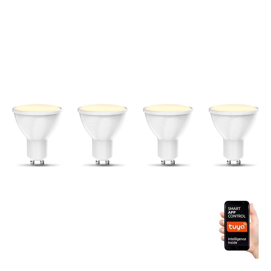 B.K. Licht 1261 - CONJUNTO 4x Lâmpadas LED com regulação GU10/5,5W/230V Wi-Fi Tuya 2700K