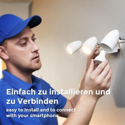B.K. Licht 1261 - CONJUNTO 4x Lâmpadas LED com regulação GU10/5,5W/230V Wi-Fi Tuya 2700K