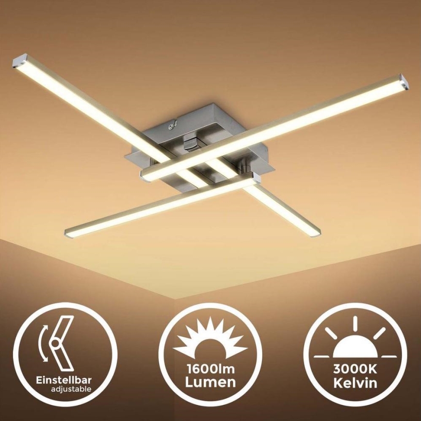 B.K. Licht 1315 - Iluminação de teto LED 4xLED/5W/230V