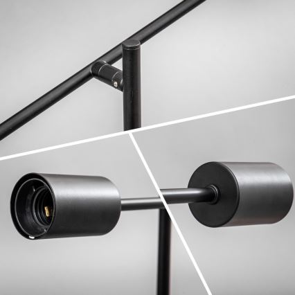 B.K. Licht 1343 - Candelabro suspenso 4xE27/60W/230V