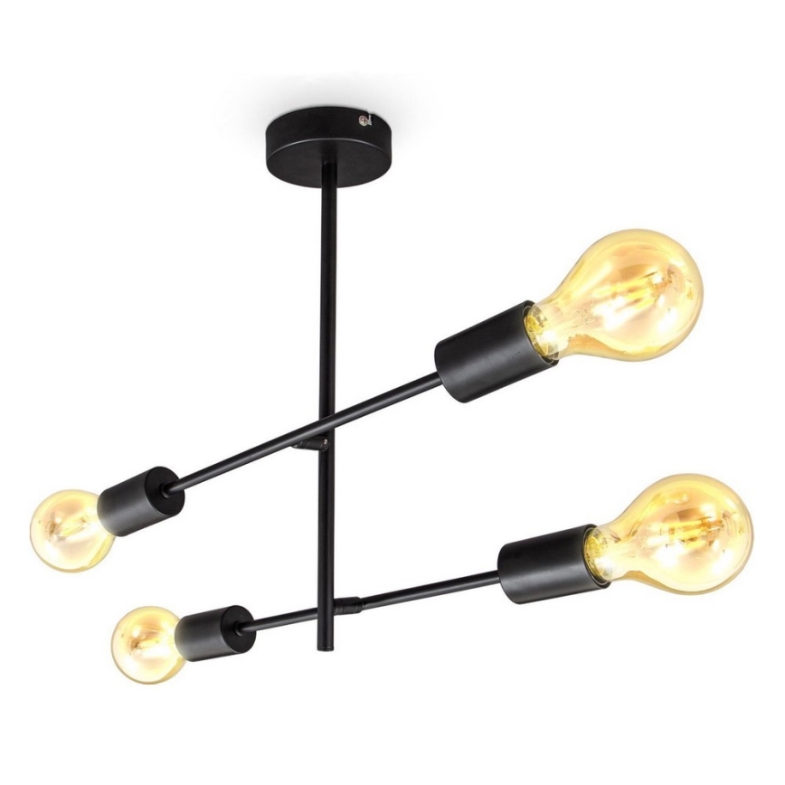 B.K. Licht 1343 - Candelabro suspenso 4xE27/60W/230V
