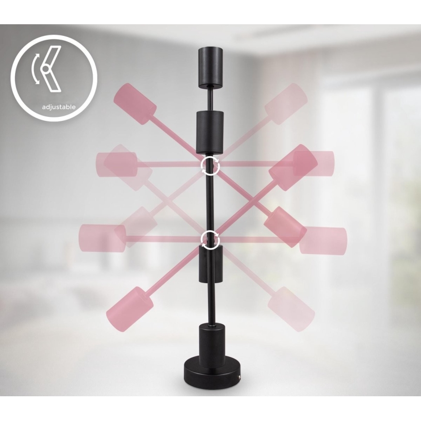 B.K. Licht 1343 - Candelabro suspenso 4xE27/60W/230V