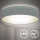 B.K. Licht 1393 - Iluminação de teto LED LED/20W/230V cinzenta