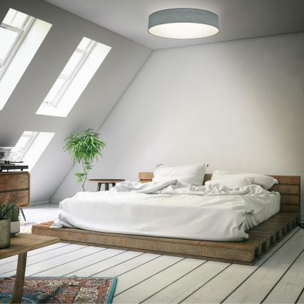 B.K. Licht 1393 - Iluminação de teto LED LED/20W/230V cinzenta