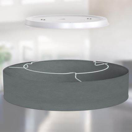 B.K. Licht 1393 - Iluminação de teto LED LED/20W/230V cinzenta