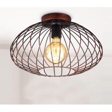 B.K. Licht 1471 - Candelabro montado à superfície RETRO 1xE27/40W/230V cobre