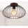 B.K. Licht 1471 - Candelabro montado à superfície RETRO 1xE27/40W/230V cobre