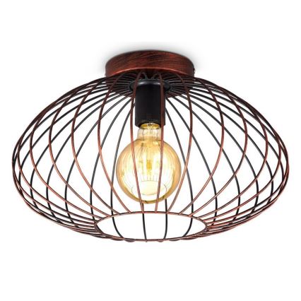 B.K. Licht 1471 - Candelabro montado à superfície RETRO 1xE27/40W/230V cobre