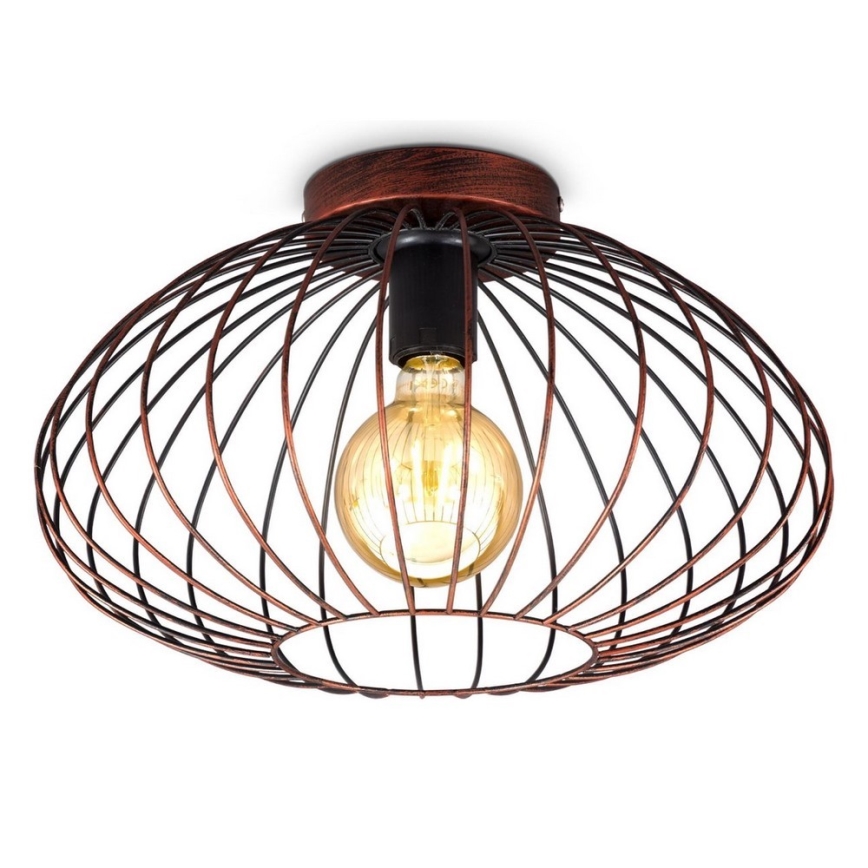 B.K. Licht 1471 - Candelabro montado à superfície RETRO 1xE27/40W/230V cobre