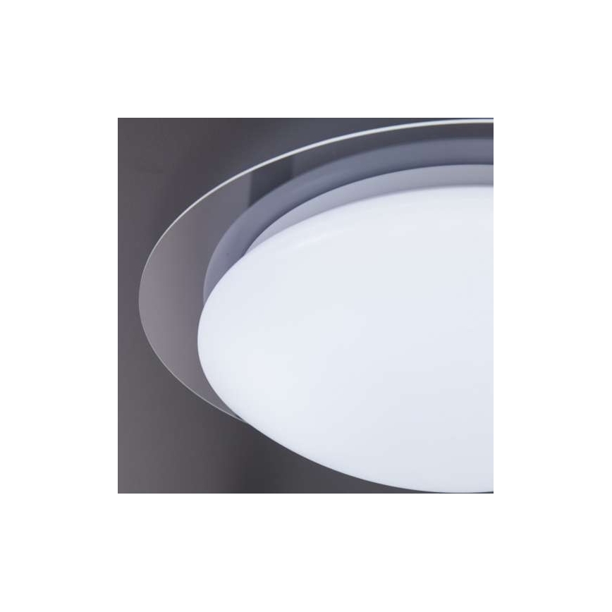 B.K.Licht BKL1025 - LED RGB Luz de teto de casa de banho com regulação ASKELLA LED/12W/230V IP44 + Controlo remoto