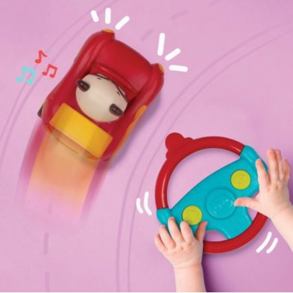B-Toys - Carro com controlo remoto Panda Bingo 4xAA