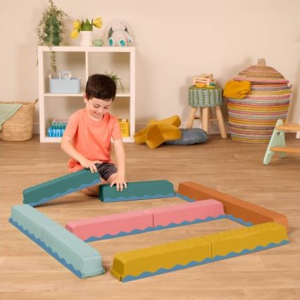 B-Toys - Percurso de obstáculos BALANCE & HOP 10 unid.