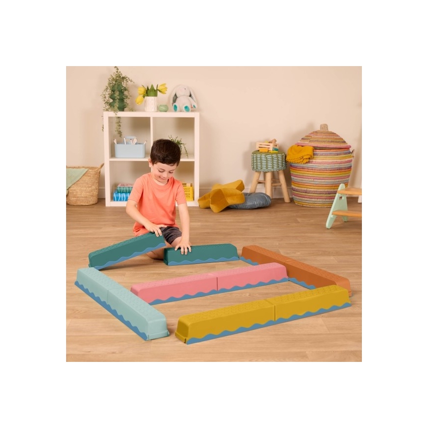 B-Toys - Percurso de obstáculos BALANCE & HOP 10 unid.