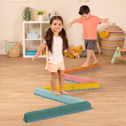 B-Toys - Percurso de obstáculos BALANCE & HOP 10 unid.