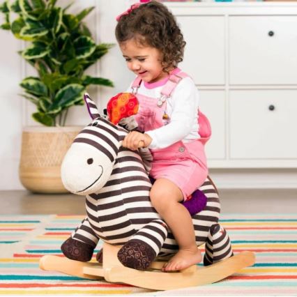 B-Toys - Zebra de baloiço KAZOO álamo