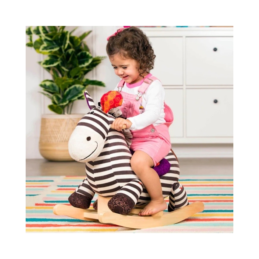 B-Toys - Zebra de baloiço KAZOO álamo