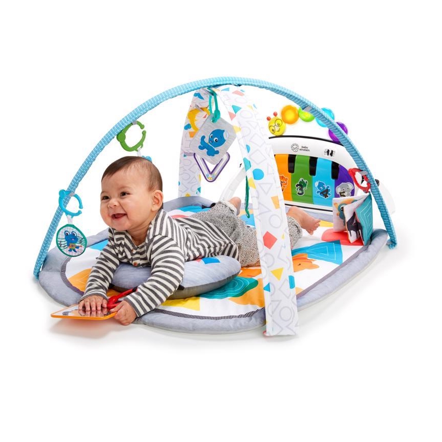 Baby Einstein - Cobertor infantil para brincar 4em1 KICKIN' TUNES