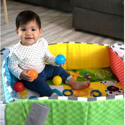 Baby Einstein - Cobertor infantil para brincar 5em1 PATCH'S COLOR PLAYSPACE