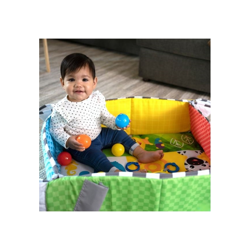 Baby Einstein - Cobertor infantil para brincar 5em1 PATCH'S COLOR PLAYSPACE