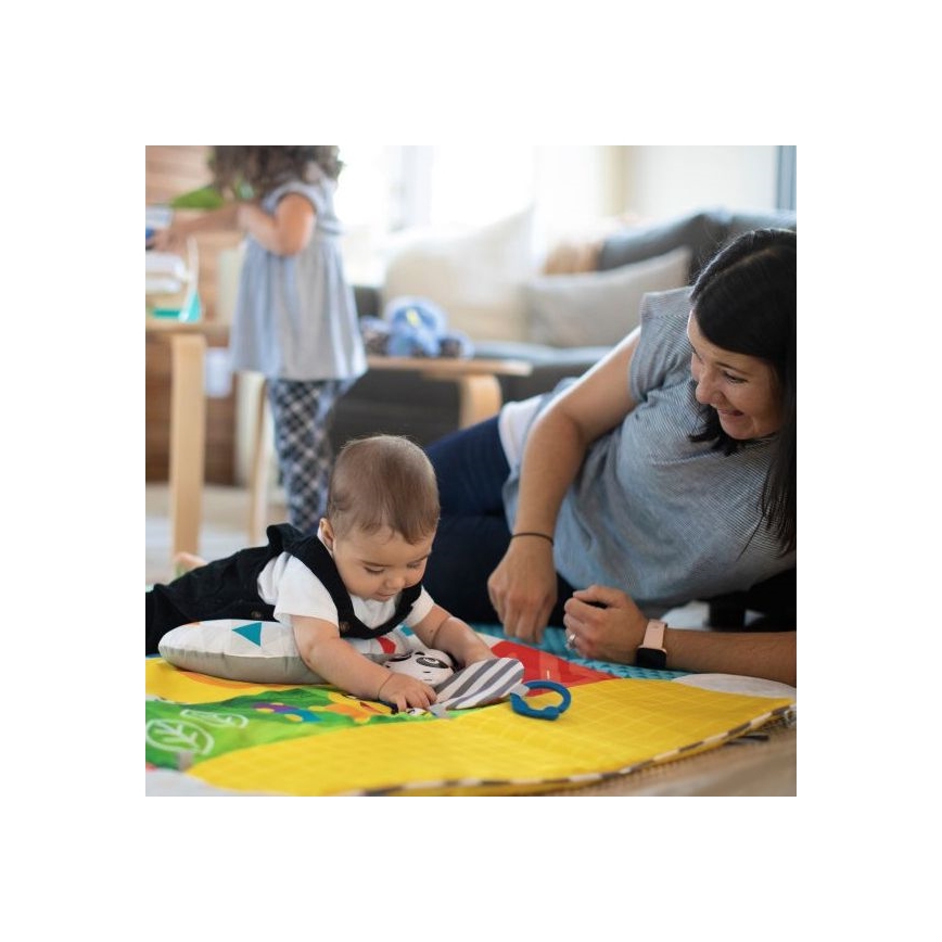 Baby Einstein - Cobertor infantil para brincar 5em1 PATCH'S COLOR PLAYSPACE