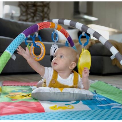 Baby Einstein - Cobertor infantil para brincar 5em1 PATCH'S COLOR PLAYSPACE