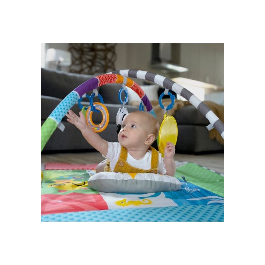Baby Einstein - Cobertor infantil para brincar 5em1 PATCH'S COLOR PLAYSPACE