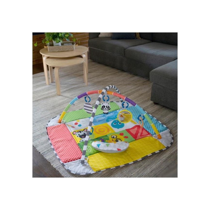Baby Einstein - Cobertor infantil para brincar 5em1 PATCH'S COLOR PLAYSPACE