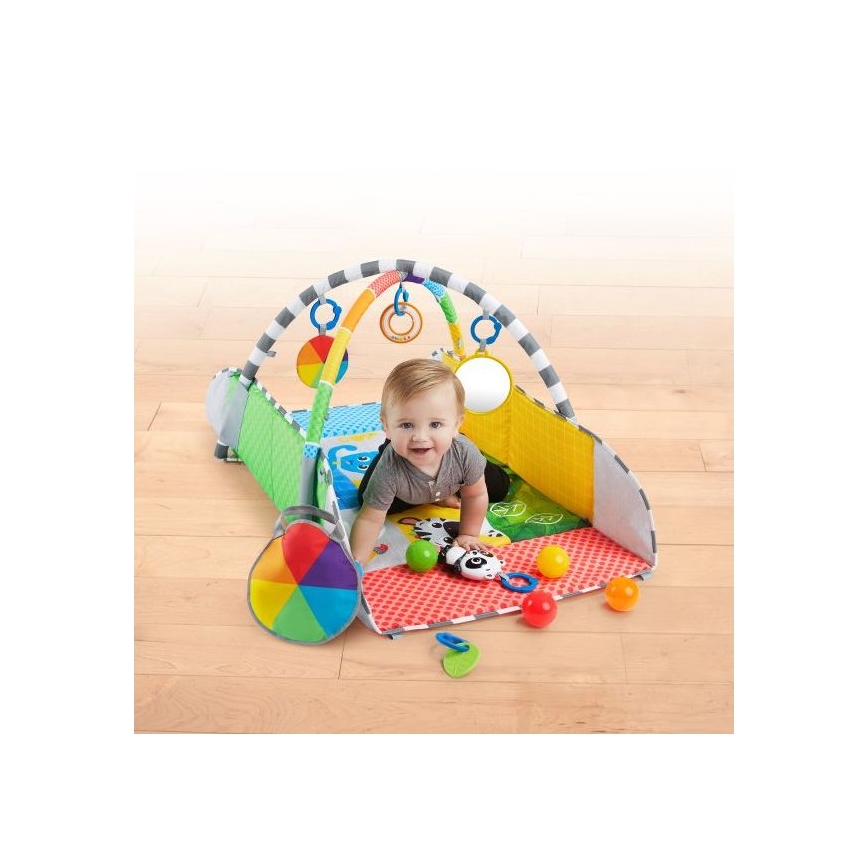 Baby Einstein - Cobertor infantil para brincar 5em1 PATCH'S COLOR PLAYSPACE