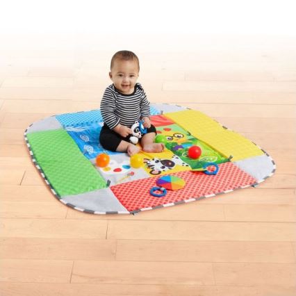 Baby Einstein - Cobertor infantil para brincar 5em1 PATCH'S COLOR PLAYSPACE
