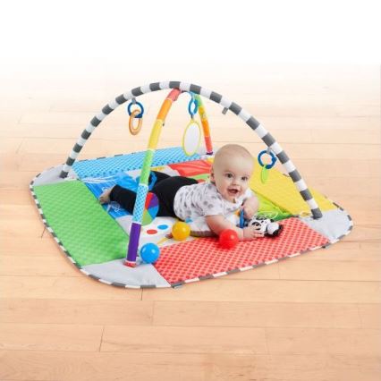 Baby Einstein - Cobertor infantil para brincar 5em1 PATCH'S COLOR PLAYSPACE