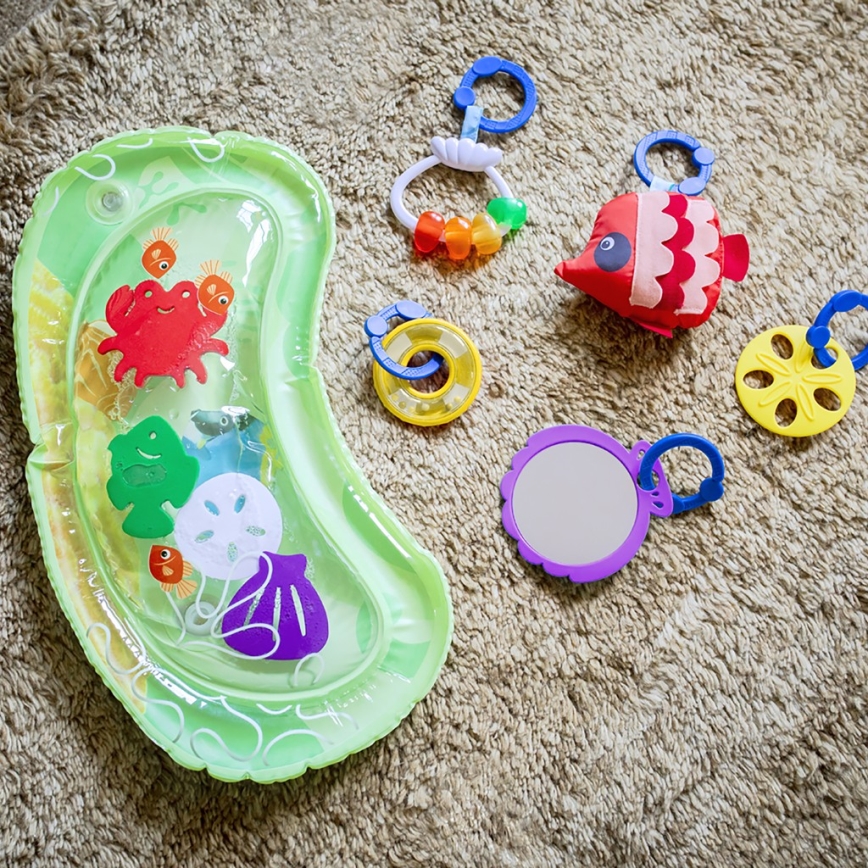 Baby Einstein - Cobertor infantil para brincar com water mat 2em1 SEA FLOOR EXPLORERS
