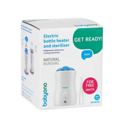 BabyOno - Aquecedor de biberões e comida de bebé e esterilizador 180 ml
