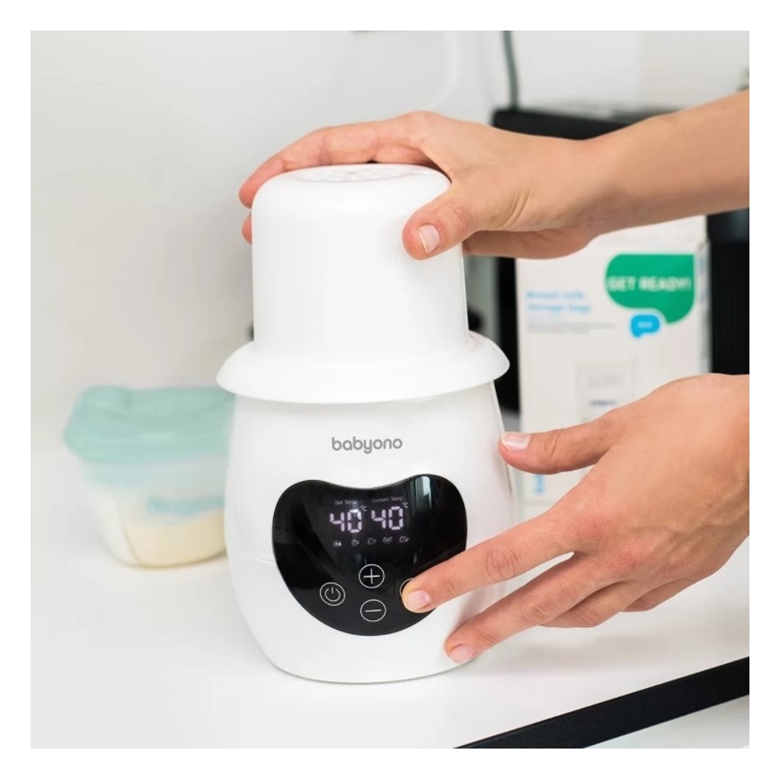 BabyOno - Aquecedor e esterilizador de biberões e alimentos para bebés HONEY
