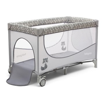 BabyOno - Berço de viagem BASIC cinzento