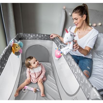 BabyOno - Berço de viagem BASIC cinzento