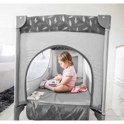 BabyOno - Berço de viagem BASIC cinzento