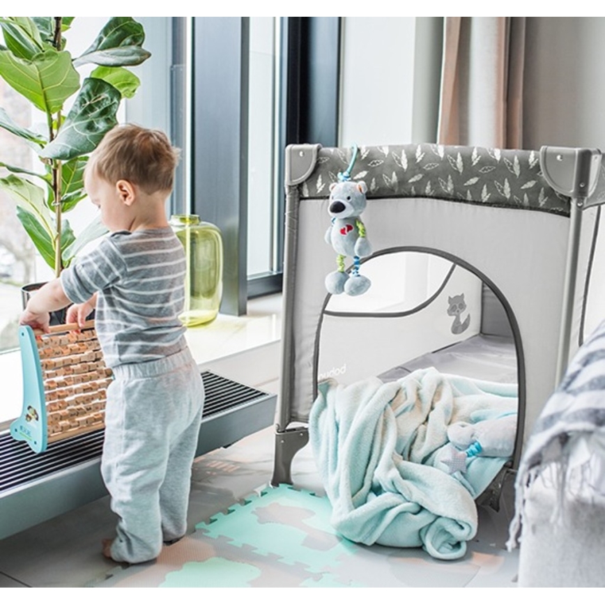 BabyOno - Berço de viagem BASIC cinzento