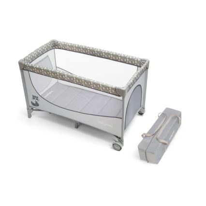 BabyOno - Berço de viagem BASIC cinzento