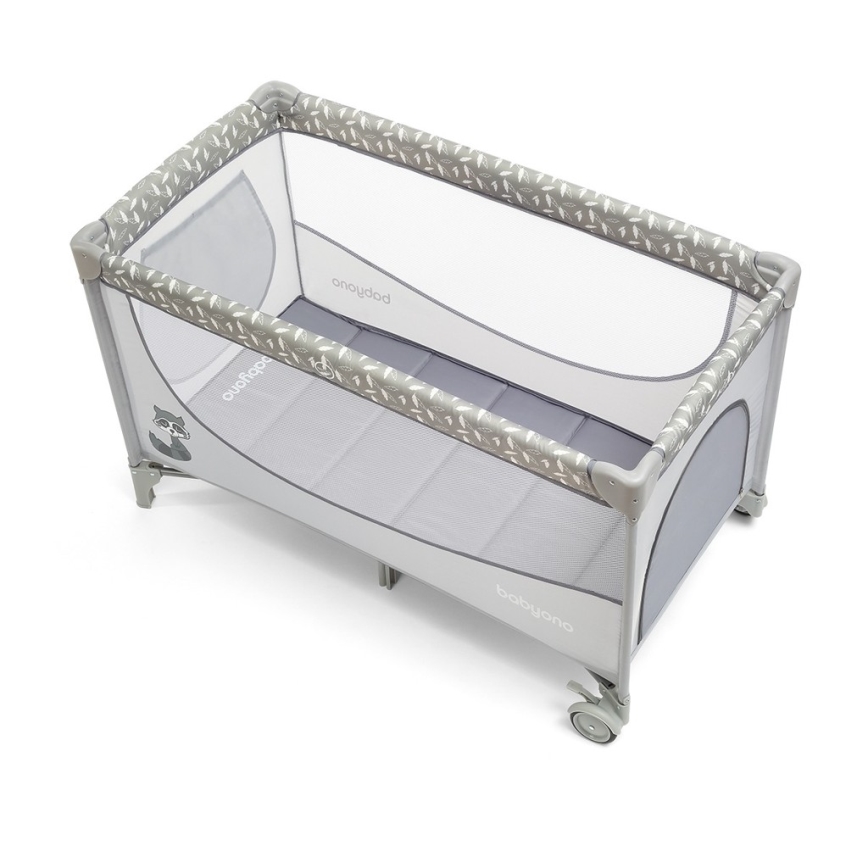 BabyOno - Berço de viagem BASIC cinzento